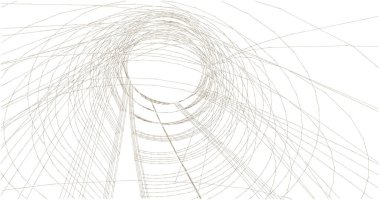 soyut mimari duvar kağıdı konsepti, dijital arkaplan