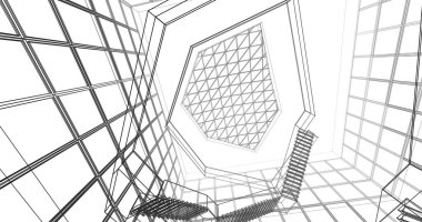 soyut mimari duvar kağıdı, dijital arkaplan