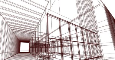 çizgili mimari duvar kağıdı, dijital arkaplan