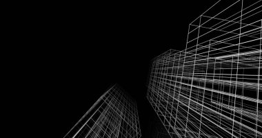 soyut mimari duvar kağıdı, dijital arkaplan