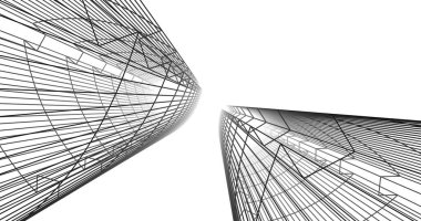 soyut mimari duvar kağıdı, dijital arkaplan