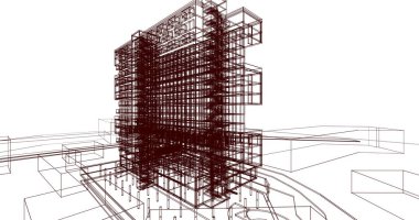 soyut mimari duvar kağıdı, dijital arkaplan