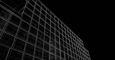 soyut mimari duvar kağıdı, dijital arkaplan