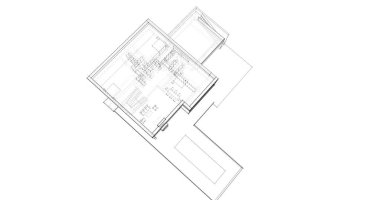 çizgili mimari duvar kağıdı, dijital arkaplan