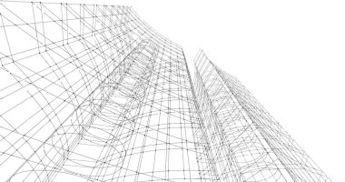 soyut mimari duvar kağıdı, dijital arkaplan