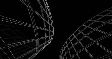 soyut mimari duvar kağıdı, dijital arkaplan