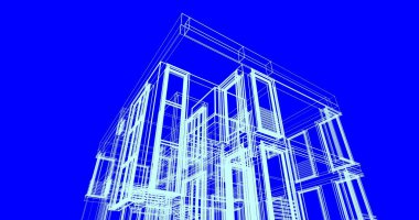 çizgili mimari duvar kağıdı, dijital arkaplan