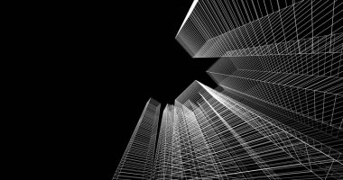 soyut mimari duvar kağıdı, dijital arkaplan