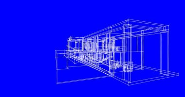 çizgili mimari duvar kağıdı, dijital arkaplan