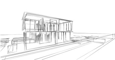 soyut mimari duvar kağıdı, dijital arkaplan