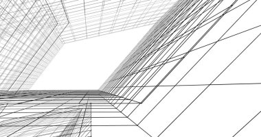 soyut mimari duvar kağıdı, dijital arkaplan