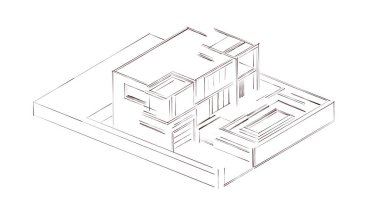 soyut mimari duvar kağıdı, dijital arkaplan