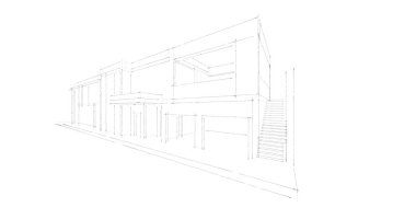 çizgili mimari duvar kağıdı, dijital arkaplan