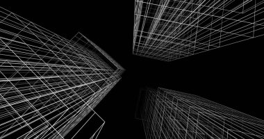 soyut mimari duvar kağıdı, dijital arkaplan