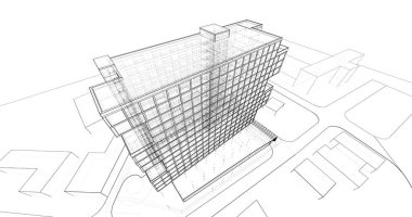 soyut mimari duvar kağıdı, dijital arkaplan