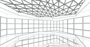 soyut mimari duvar kağıdı, dijital arkaplan