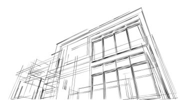 soyut mimari duvar kağıdı, dijital arkaplan