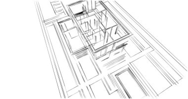 soyut mimari duvar kağıdı, dijital arkaplan