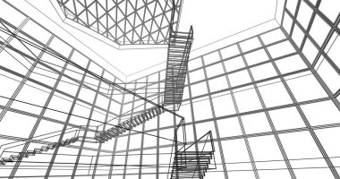 soyut mimari duvar kağıdı, dijital arkaplan