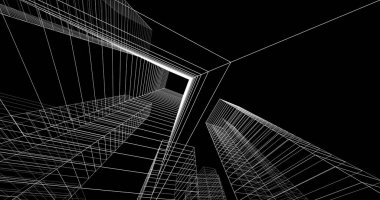 soyut mimari duvar kağıdı, dijital arkaplan