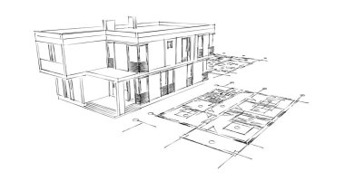 çizgili mimari duvar kağıdı, dijital arkaplan