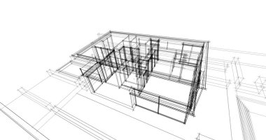 soyut mimari duvar kağıdı, dijital arkaplan