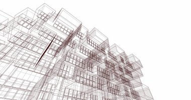 soyut mimari duvar kağıdı, dijital arkaplan