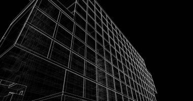 soyut mimari duvar kağıdı, dijital arkaplan