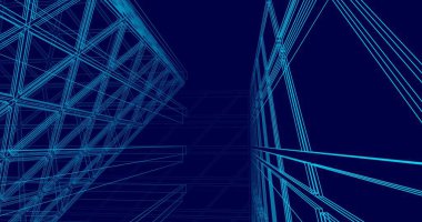 soyut mimari duvar kağıdı, dijital arkaplan