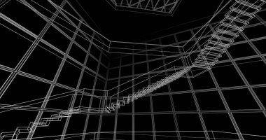 soyut mimari duvar kağıdı, dijital arkaplan