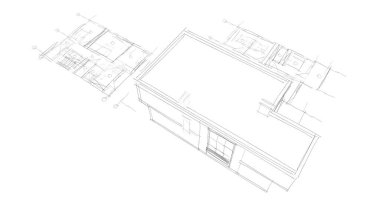 çizgili mimari duvar kağıdı, dijital arkaplan