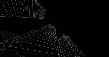 soyut mimari duvar kağıdı, dijital arkaplan