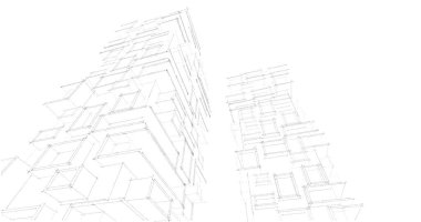 soyut mimari duvar kağıdı, dijital arkaplan