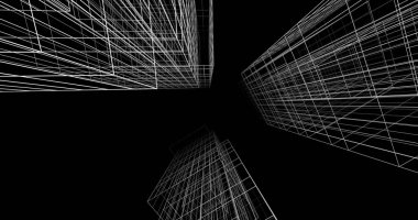 soyut mimari duvar kağıdı, dijital arkaplan