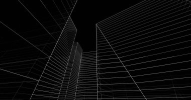 soyut mimari duvar kağıdı, dijital arkaplan