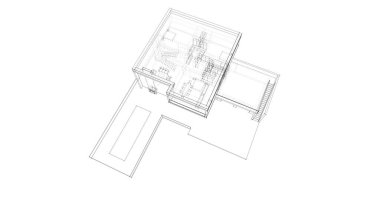 çizgili mimari duvar kağıdı, dijital arkaplan