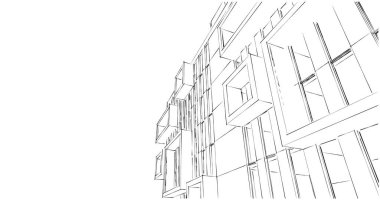 soyut mimari duvar kağıdı, dijital arkaplan