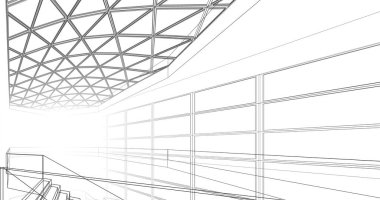 soyut mimari duvar kağıdı, dijital arkaplan