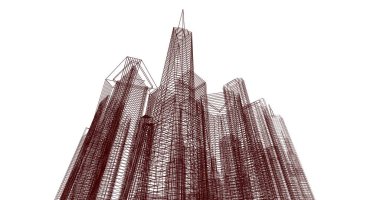 soyut mimari duvar kağıdı, dijital arkaplan