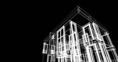 çizgili mimari duvar kağıdı, dijital arkaplan