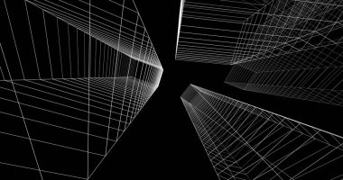 soyut mimari duvar kağıdı, dijital arkaplan