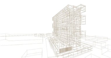 soyut mimari duvar kağıdı, dijital arkaplan