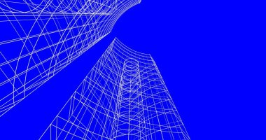 soyut mimari duvar kağıdı, dijital arkaplan