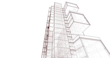 soyut mimari duvar kağıdı, dijital arkaplan