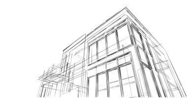 soyut mimari duvar kağıdı, dijital arkaplan