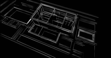 soyut mimari duvar kağıdı, dijital arkaplan