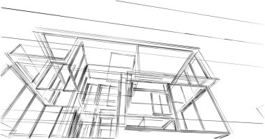 soyut mimari duvar kağıdı, dijital arkaplan