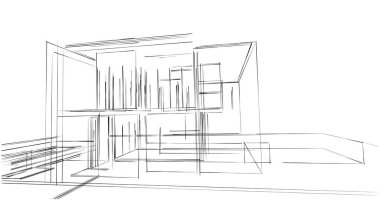 soyut mimari duvar kağıdı, dijital arkaplan