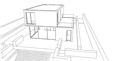 soyut mimari duvar kağıdı, dijital arkaplan