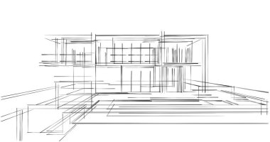 soyut mimari duvar kağıdı, dijital arkaplan